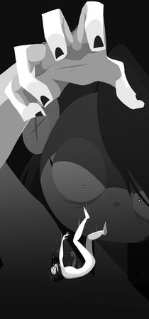 Self Sabotage A vent art piece about the feelings and despair of self sabotaging behaviors.